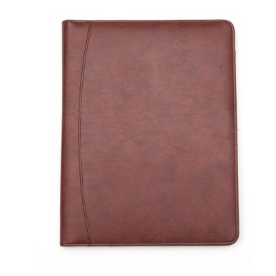 China Office and School PU Resume Storage Clipboard Folder Folder Padfolio Interview Business Card Leather Business Card Holder or Gift for Office Conference for sale