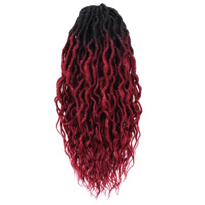 China Low Temperature Synthetic Fiber Hair Toyotress Free Sample OTbug Afro Curly Braids For African Hair Curly Toceana Wave Locs Hair for sale