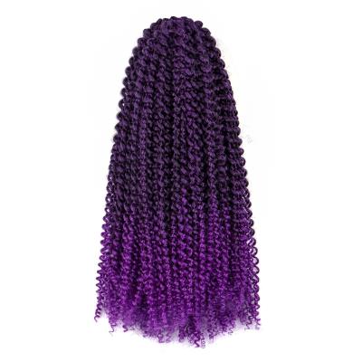 China Private Label EZ Pre-Stretched Expression Pre-Stretched Hair Braiding Bohemian Pre-looped Crochet Hair Braids Locs Water Wave Crochet Hair Extensions Pre-Twisted Hair bomb twist for sale