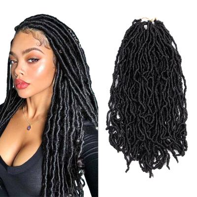 China Free Shipping Lady Beauty Spring Twist Water Wave Passion Butterfly Twist Faux Locs Synthetic Braiding Hair Crochet Hair Wholesalers for sale