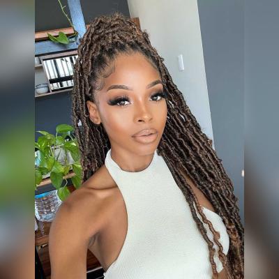 China Hot Selling Popular Prestretched Toyotress Long Distressed New 36 Inch Butterfly Styles Curly Synthetic Locs Crochet Hair for sale