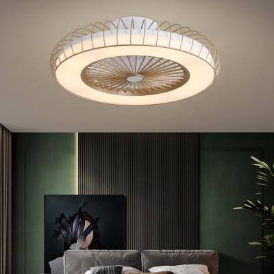 China Simple Remote Control Ceiling Fan Lights Modern Energy Saving Ceiling Lamps Led Blades Ceiling Fan With Light for sale