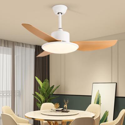 China 42 Inch Single Bedroom Energy Saving Cooling Electric Modern Ceiling Lamp Light Led Ceiling Fan With Light Remote Control for sale