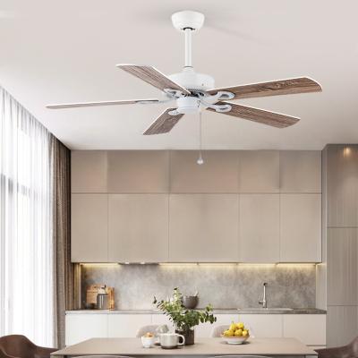 China Reverse Function Ultra Quiet Modern Single Reverse Function Vintage Indoor Wood Ceiling Fans for sale