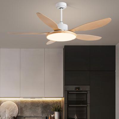 China Modern minimalist Nordic remote control light energy-saving ceiling living room dining room fan mute lamp for sale