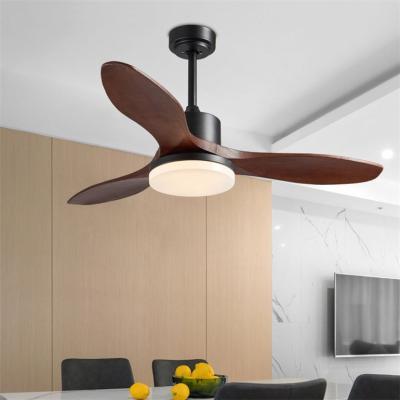 China Energy Saving Light Mounted Nordic Silent 48Inch Ceiling Fan With Remote Lights 220V for sale