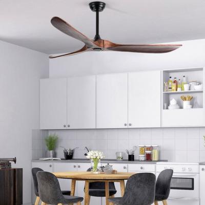 China Reverse Function Outdoor Tropical For Home Modern Slim American Iron Wood Ceiling Fan for sale