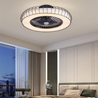 China Modern Simple Energy Saving ABS 3 Blades Led Ceiling Fan Lamp And Remote Light for sale