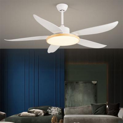 China Modern Simple 56 Inch Quiet Factory Supply Energy Saving ABS Blades Ceiling Fan Light With Remote Control for sale