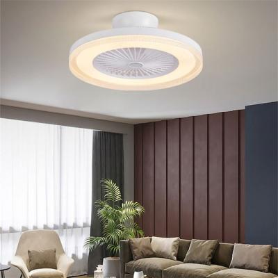 China Gold Luxury Adjustable Clear Color Blade Energy Saving Remote Control Led Light Ceiling Fan ABS for sale