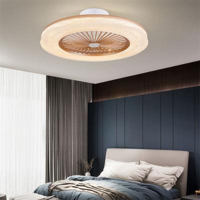 China Enclosed Energy Savings Cassette Round With Single Light And Remote Ceiling Fan for sale