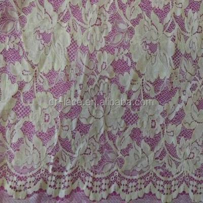 China Newest Sustainable High Quality Chantilly Lace Fabric For Wedding Dress for sale