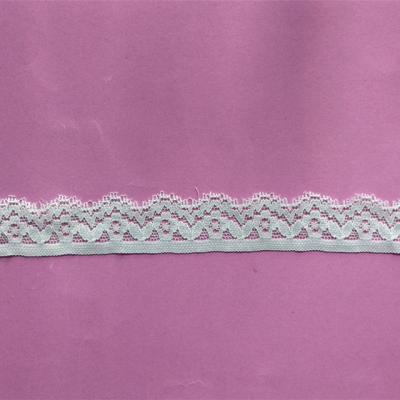 China Good Quality Lace 2.2cm Viable Sewing Accessories Elastic French Lace Trim for sale