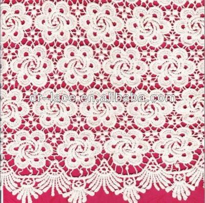 China Popular African Swiss Lace Fabric 100% Cotton Anti Static For Dresses for sale