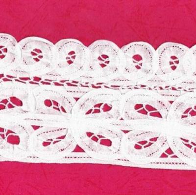 China 2021 hot 100% sustainable cotton lace battern lace trims / hand lace trim for sale