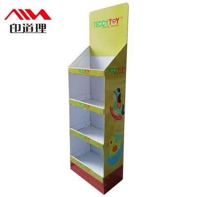 China Recyclable Display Box With Custom Logo Paper Display Stand Box Cardboard Paper Display Holders for sale