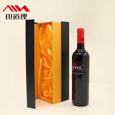 China Recyclable Customize Design Kraft Paper Bag Printing Wholesale Cheap Gift Wine Box Gift Bag Red Wine Bottle Gift Box for sale