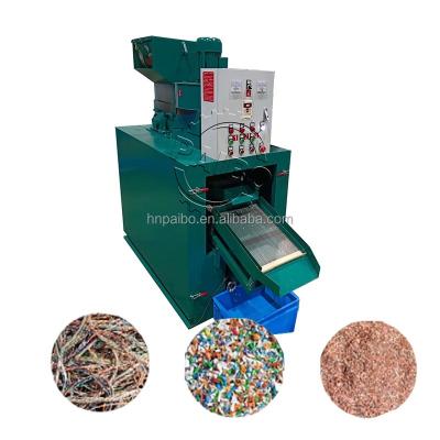 China 99.98% scheidingshyperloop koperkabelgranulator recyclingmachine voor lange levensduur Te koop