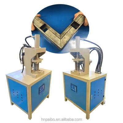 China Stainless Steel Pipe Angle Punching Machine with Portable Hydraulic Corner Cutter for sale