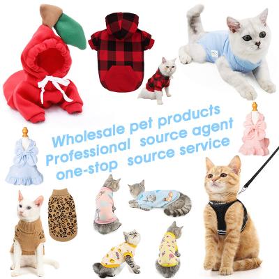 China Fashion Cat Clothes Wholesale Customized Service Multi-Size Color Dog Cat Product Clothes for sale