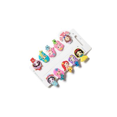 China Environmentally friendly fashionable cute kids children's clip custom candy color cartoon hairpins girls decorated hair accessories hair clip for sale