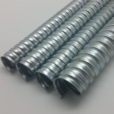 China Outdoor Flexibility Gloss Galvanized Metal Flexible Electrical Conduit Pipe for sale