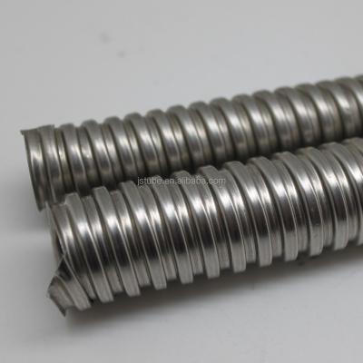 China Outdoor Flexibility Gloss Corrugated Stainless Steel Flexible Metal Pipe for sale