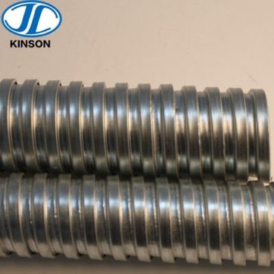 China JS-25 Corrugated Galvanized Flexible Steel Conduit Steel Metal Pipe Cable Hose for sale