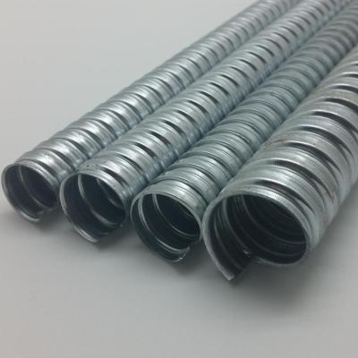 China Outdoor Flexibility Gloss Galvanized Steel Pipe, Corrugated Metal Pipe, Flexible Electrical Conduit for sale