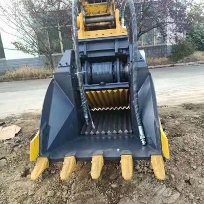 China Crushing stone used bucket crusher for sale concrete skid ox rock crusher bucket with bucket crusher price for sale