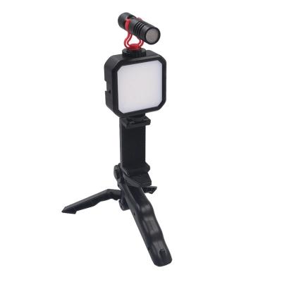 China Mini Led Fill Light with Smartphone Clip Tripod Mount for Photography Shooting Vlogging Kit for sale