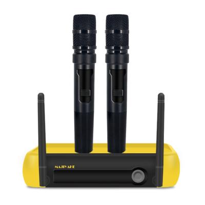 China New Style Real Perfect Uhf Sound Microphone Loud Karaoke For Stage Home Party Wireless Microphone for sale