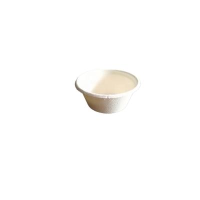 China 2 Ounce Sugar Cane Bagasse Paper Pulp Sauce Disposable Cup BIODEGRADABLE 100% Sauce Bowls for sale