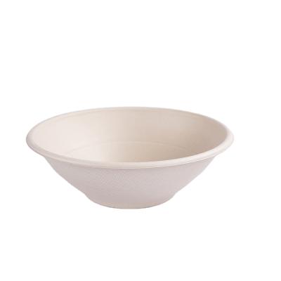 China Biodegradable& 32 oz disposable compostable biodegradable sugar cane bagasse salad bowl for sale