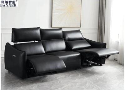 China BN Modern Black Functional Sofa Lift Sofa Double Motor Headrest Seat Adjustable Electric Recliner Chair Sofa Combination for sale