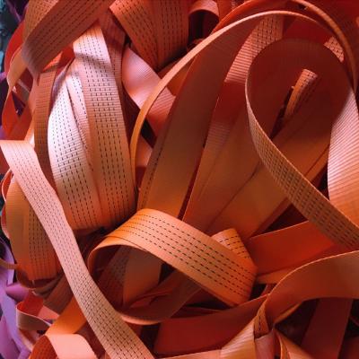 China High Tenacity 100% Polyester Lash Webbing Sling European Type Material For Production Of Ratchet Tie Down for sale