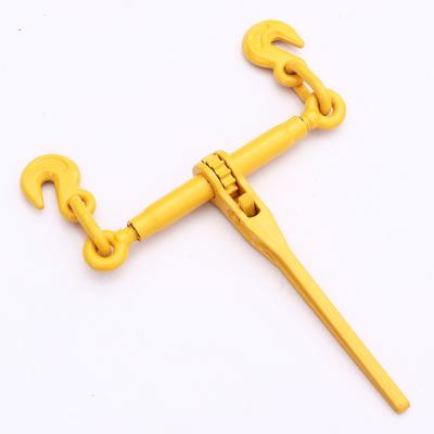 China Lashing Type Ratchet Handle Drop Forged Type Chain Load G70 USA Binder For Auto Transport Package for sale