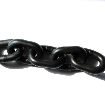 China 3/8 Inch Steel Transport Lift Anchor Galvanized Chain With Forged Hook For Cargo Control for sale