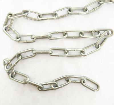 China Factory Wholesale Price Lifting Hot Dip Galvanized DIN763 Long Link Chain for sale