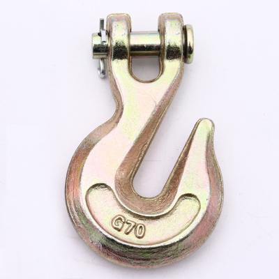 China Heavy Industry A330 H330 Drop Forged G70 Clevis Grab Hook Yellow Chromate Galvanized G43 for sale