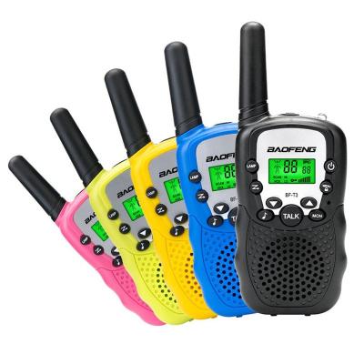 China Long Distance Call Kids Walkie Talkie 2PCS Baofeng Handheld Transceiver Highlight Radio Interphone BF-T3 Mini Toys Talkie Walkie Gifts Boy Girl for sale