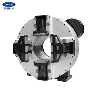 China Steel High Quality Single Bearing Pneumatic Rotary Chuck For Tube Laser Cutting Machine for sale