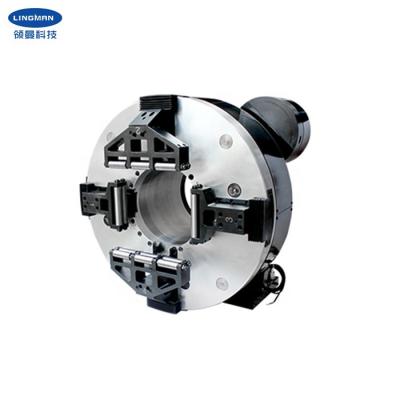 China Pneumatic Chuck Steel Automatic Rotary Chuck For Tube Cutting Machine for sale