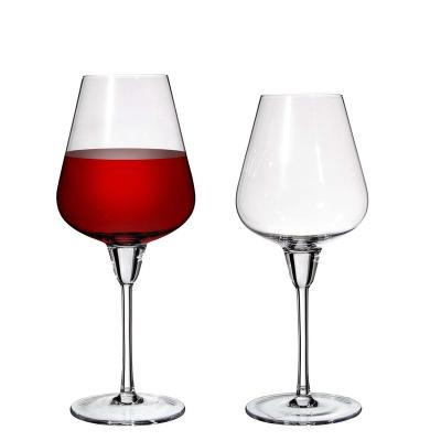 China Wholesale Single Luxury Custom Goblet Crystal Red Wine Glasses Samlife Long Stem Crystal Red Wine Glasses for sale