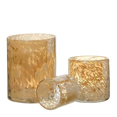 China Tall Glass Candle Holders Wedding Table Home Decorations Samlife Garden Decoration Cylinder Votives for sale