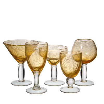 China Samlife Wholesale Unique Luxury Custom Wine Glass Long Stem Wine Glasses With Bubble for sale