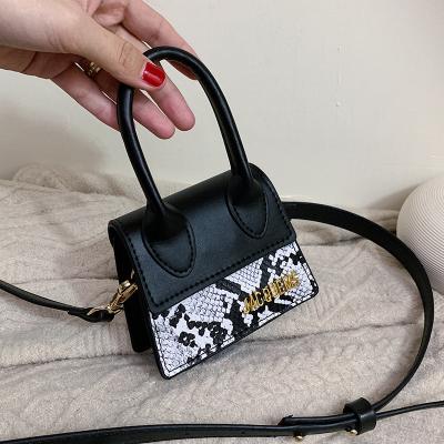 China Super Luxury High Quality Stylish Serpentine Handbags Women Mini Bags/Purse PDEP Snake Print Mini For Ladies Small Cross - Girls Body Bags for sale