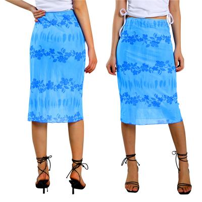 China PDEP Breathable Best Selling Low MOQ Tight Chiffon Skirt For Ladies Summer Vacation Bohemian Elegant Skirt For Women for sale