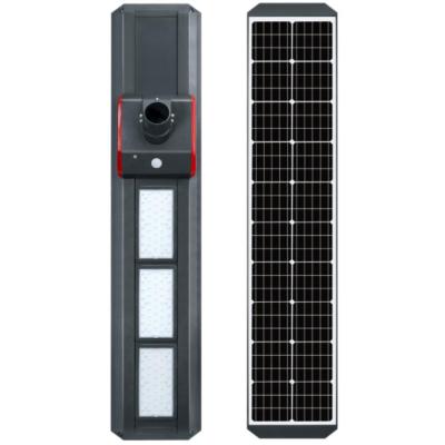 China ROAD IP65 120W 130lm/w Smart Solar Power Outdoor Integrated 120W Street Light Led for sale