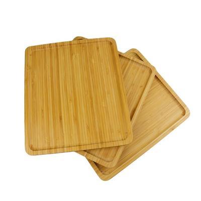 China Wholesale High Quality Cheap Luxury Hotel Serveware Bamboo Food Serving Tray for sale